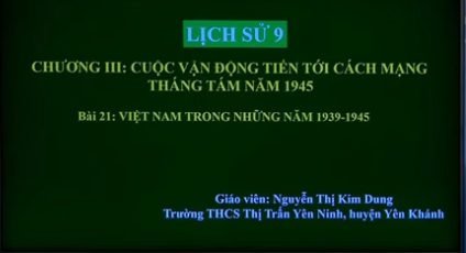 Việt Nam trong những năm 1939-1945