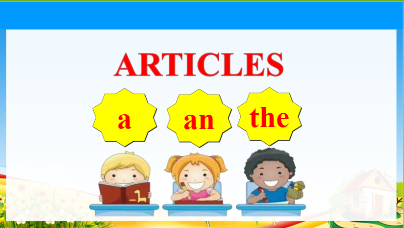 Bài: Articles