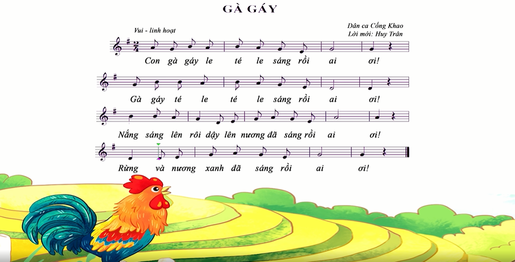 Học hát bài Gà gáy (Tiết 1) (Sách Kết nối tri thức với cuộc sống)