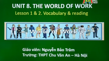 Unit 8: The world of work - Lesson 1&2