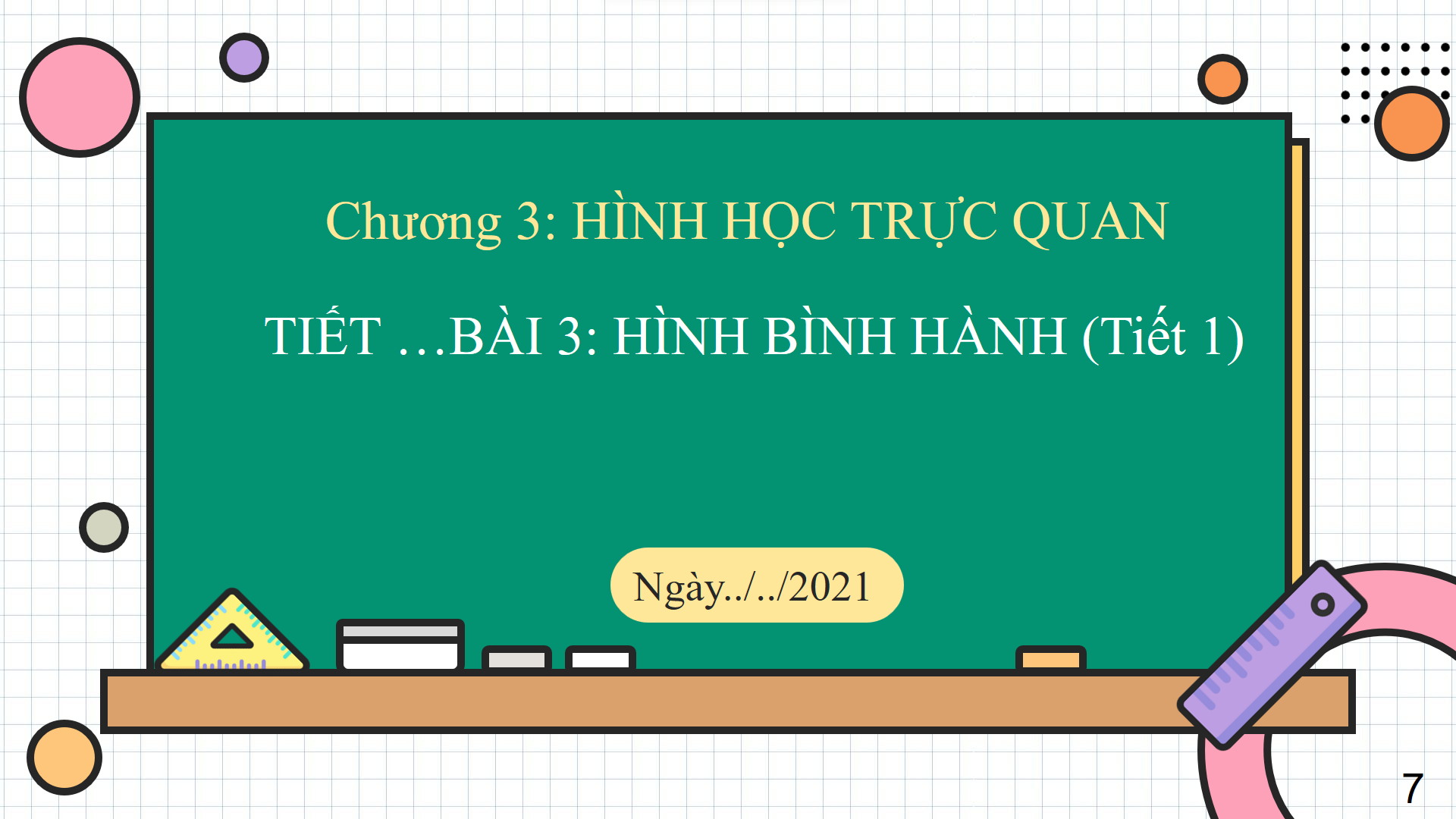 Bài 3: Hình bình hành (Tiết 1) - Bộ sách Cánh diều 