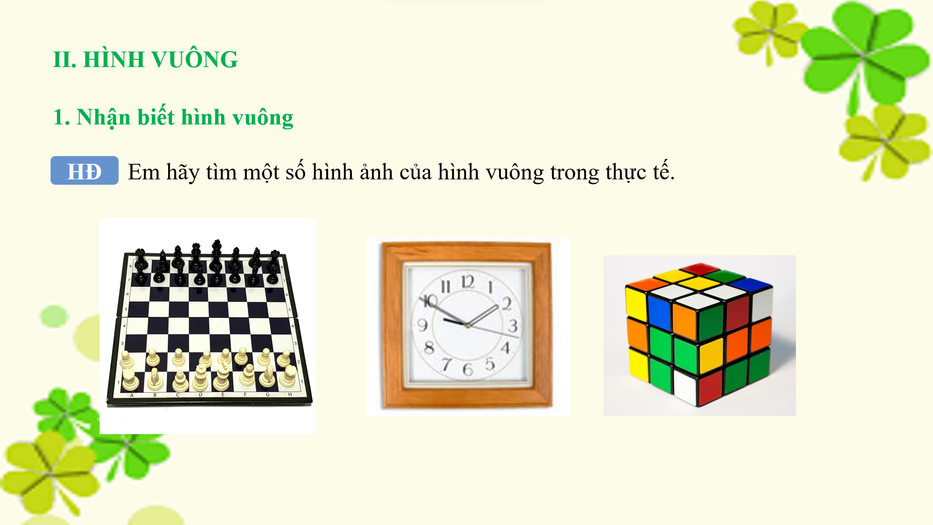 Bài 1: Tam giác đều. Hình vuông. Lục giác đều (Tiết 2) - Bộ sách Cánh diều 