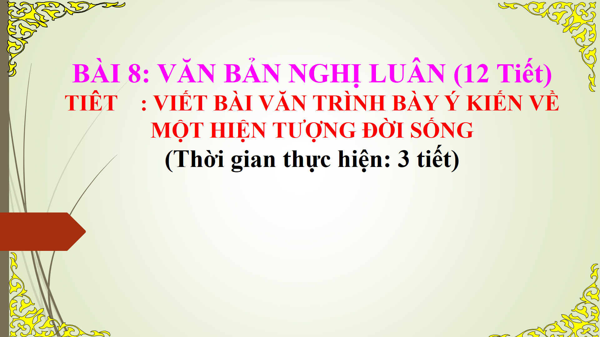 Bài 8: Viết: Viết bài văn trình bày ý kiến về một hiện tượng đời sống - Bộ sách Cánh diều 