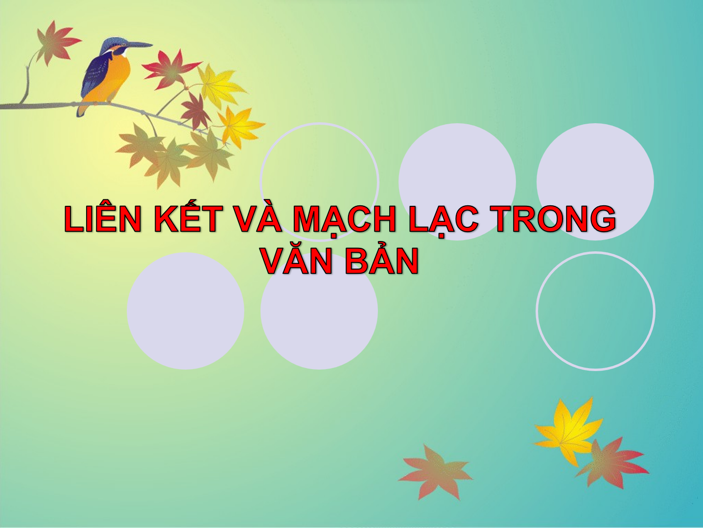 Bài 8: Thực hành tiếng Việt: Liên kết và mạch lạc trong văn bản - Bộ sách Cánh diều