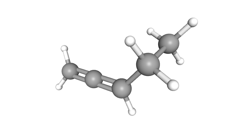 Cấu trúc phân tử Penta-1,2-diene