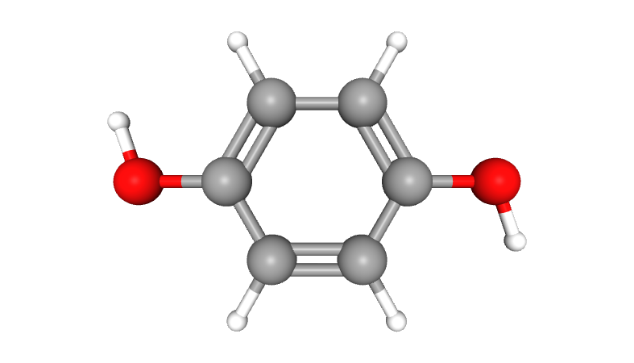 Cấu trúc phân tử Benzene-1,4-diol