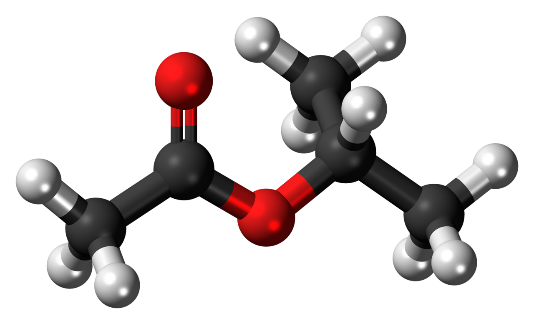 Cấu trúc phân tử Isopropyl acetate