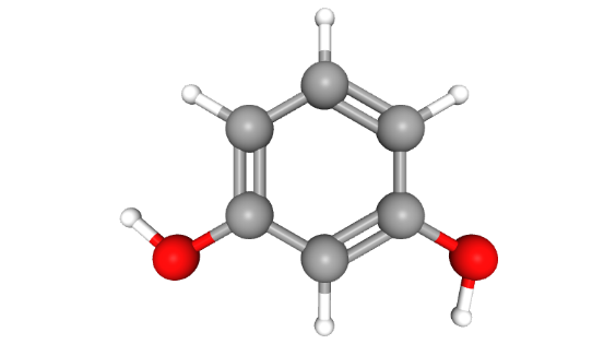 Cấu trúc phân tử Benzene-1,3-diol