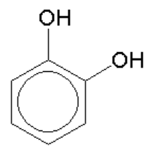 Cấu tạo phân tử Benzene-1,2-diol