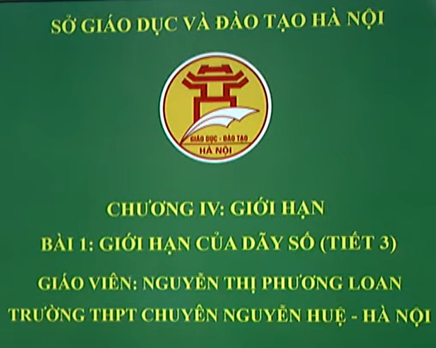 Giới hạn của dãy số (Tiết 3)