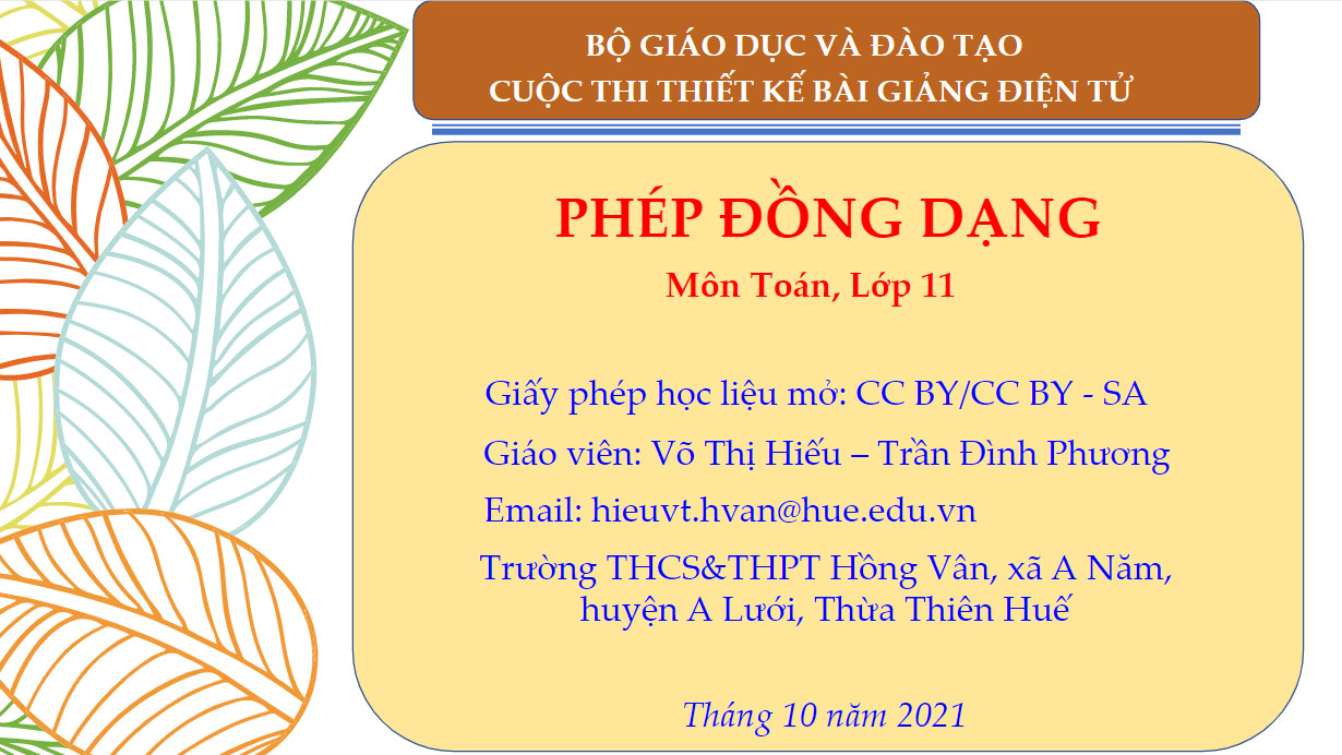 Phép đồng dạng