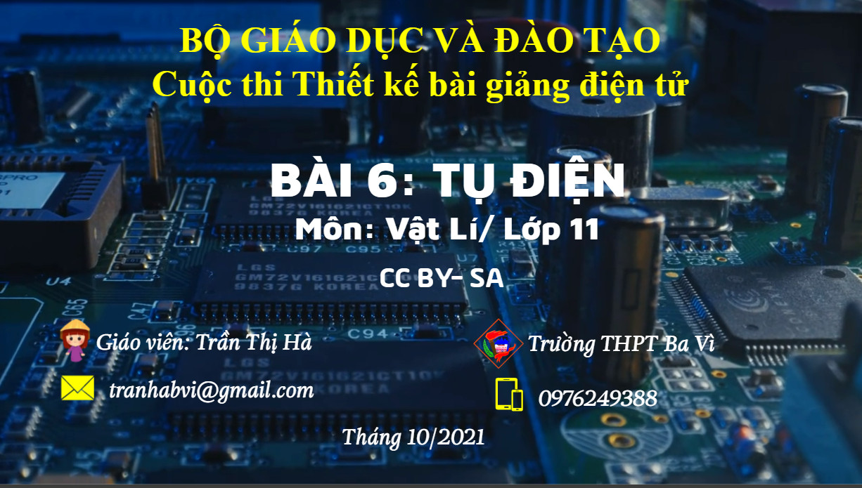 Bài 6. Tụ điện 