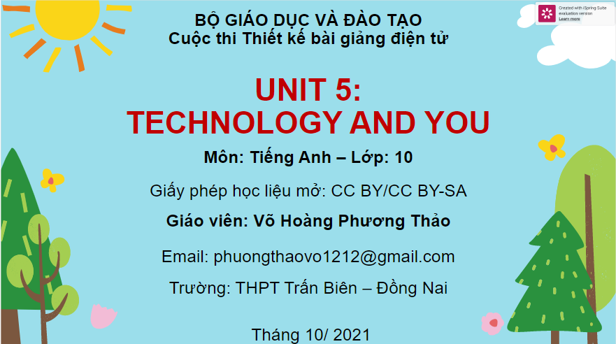 Bài: Unit 5: Technology and You - Reading
