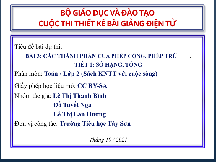 Số hạng, Tổng (Song ngữ Việt - Anh) - Bộ sách Kết nối tri thức với cuộc sống