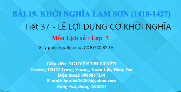  Khởi nghĩa Lam Sơn (1418-1427)