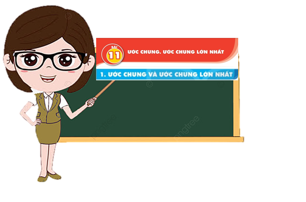 Toán 6. C1. Bài 11. Ước chung- Ước chung lớn nhất