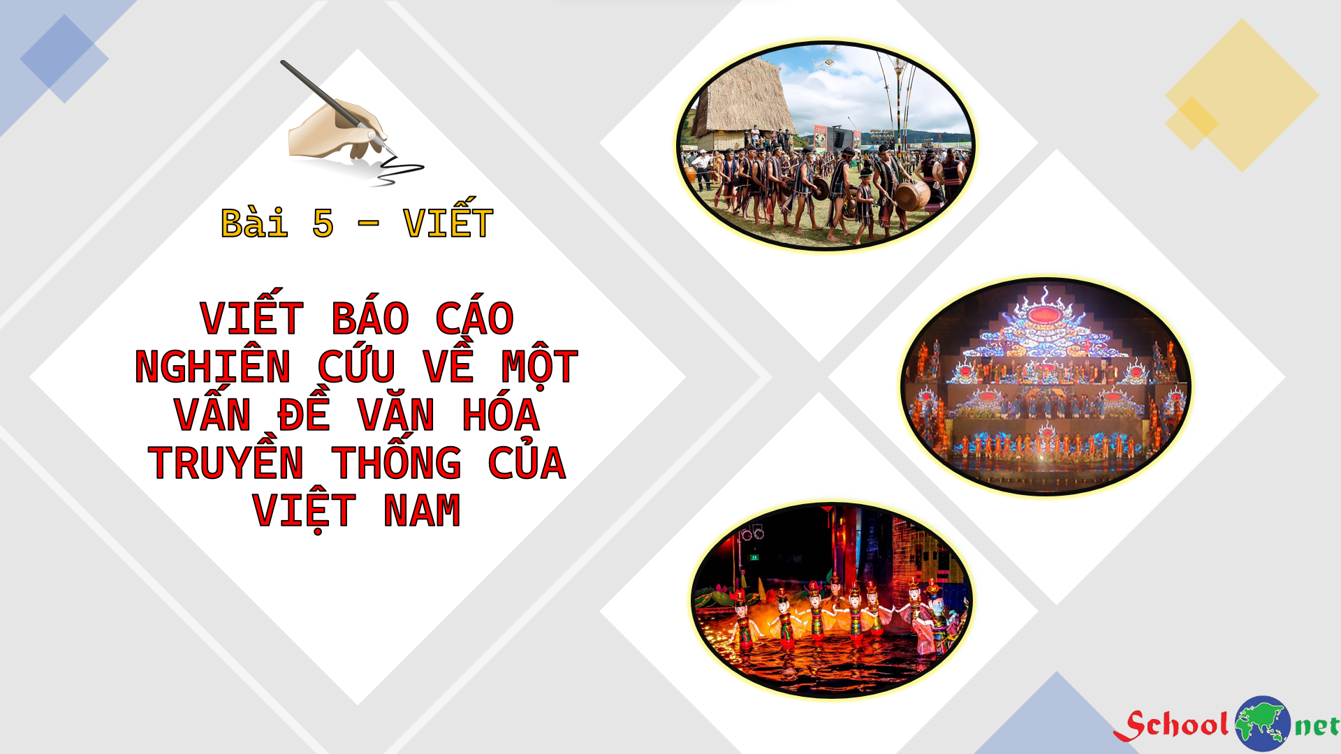 Bài 5: Viết: Viết báo cáo nghiên cứu (Về một vấn đề sân khấu dân gian Việt Nam) - Bộ sách Kết nối tri thức với cuộc sống