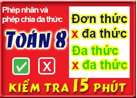 Nhân đơn thức với đa thức - Đa thức với đa thức