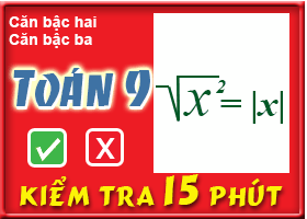 Căn bậc hai và hằng đẳng thức sqrt(A2) = |A|