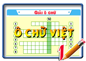 Trò chơi giáo dục - Ô chữ Việt. Dành cho giáo viên. Dạng 1