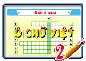 Trò chơi giáo dục - Ô chữ Việt. Dành cho giáo viên. Dạng 2